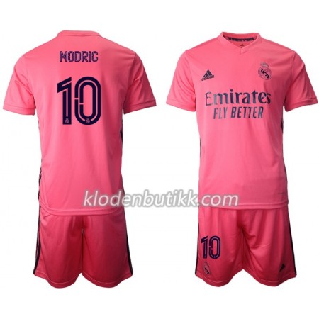 Real Madrid Luka Modrić 10 Barn Bortedraktsett 2020-2021 Kortermet (+ Korte bukser)